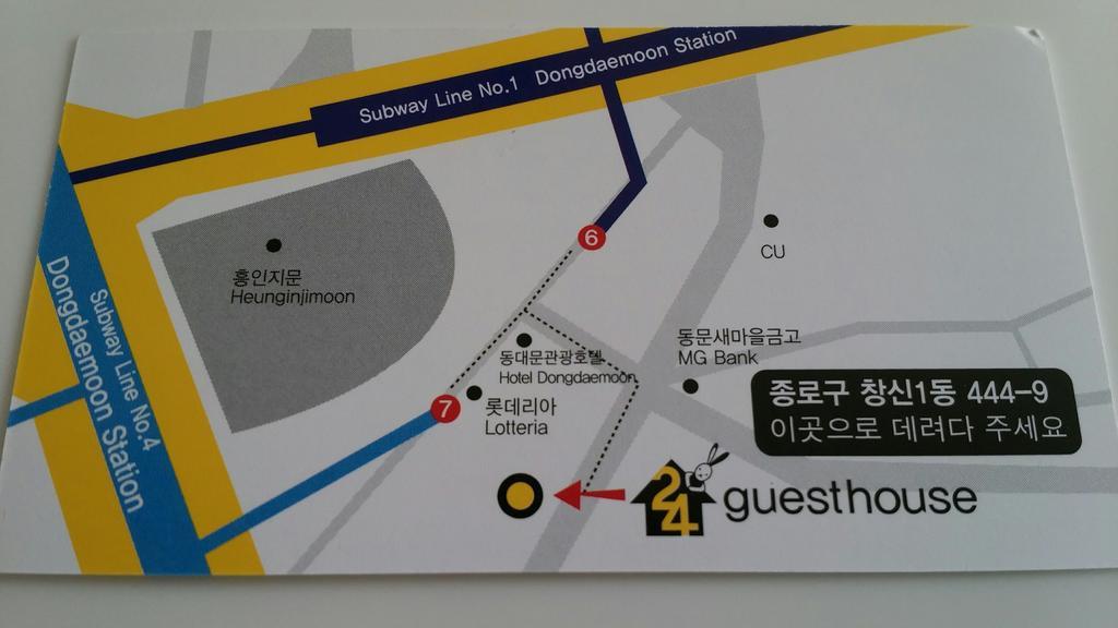 24 Guesthouse Dongdaemun Market Seoul Eksteriør bilde